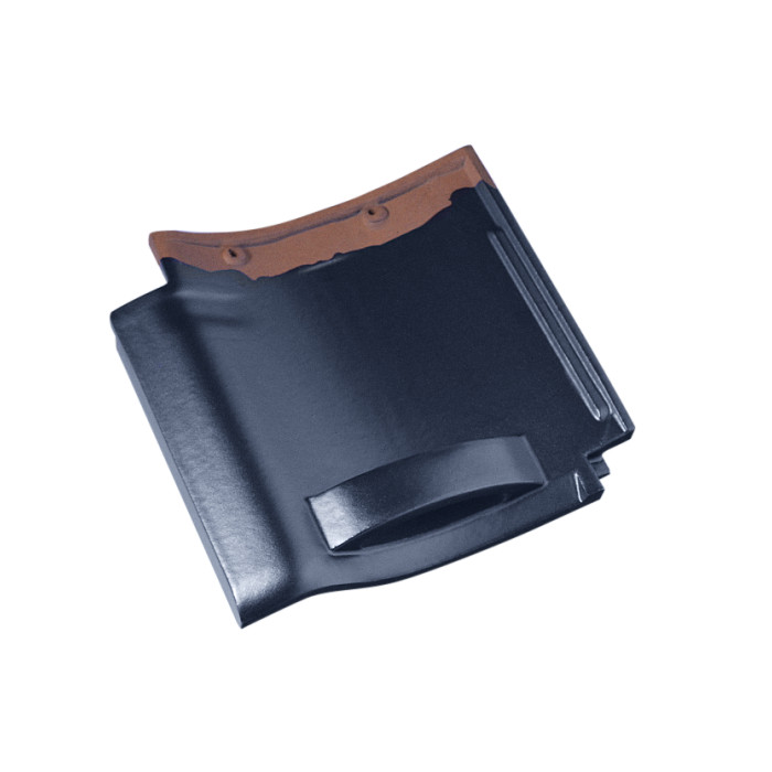 Снегозадерживающа черепица, TS-roof (Самурай), Серебристо-черный, Maruso