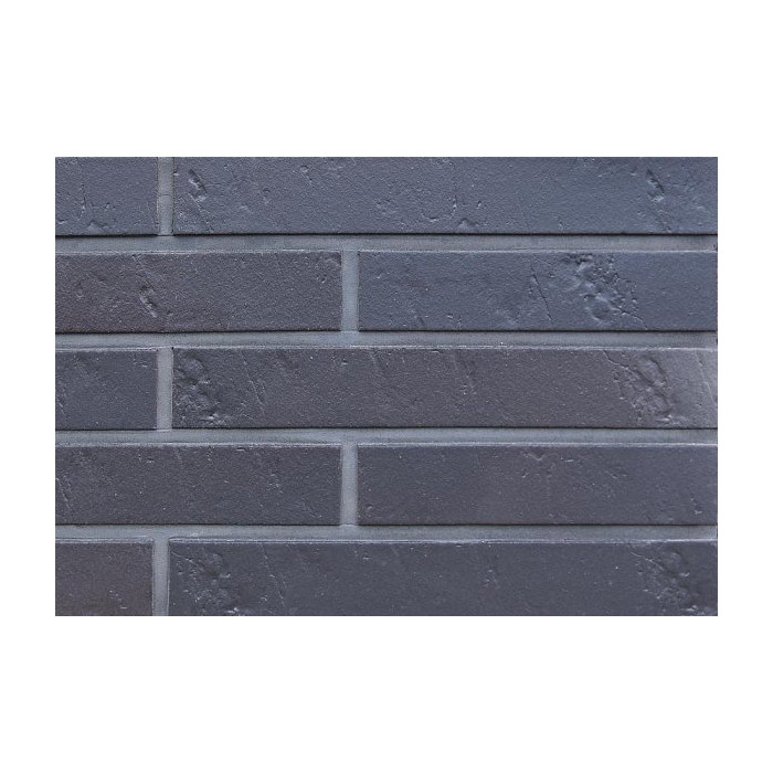 Клинкерная облицовочная плитка Longformat Atlantis KohleBrand Schieferstruktur, 365x52х10 мм, ABC Klinkergruppe