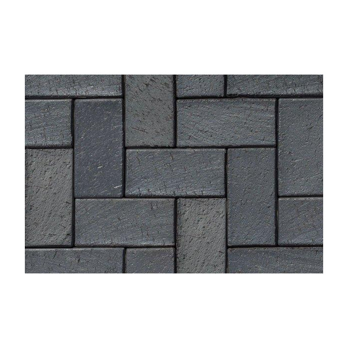 Тротуарная клинкерная брусчатка, Berlin blau-anthrazit 200х100х20 мм, ABC Klinkergruppe Brick