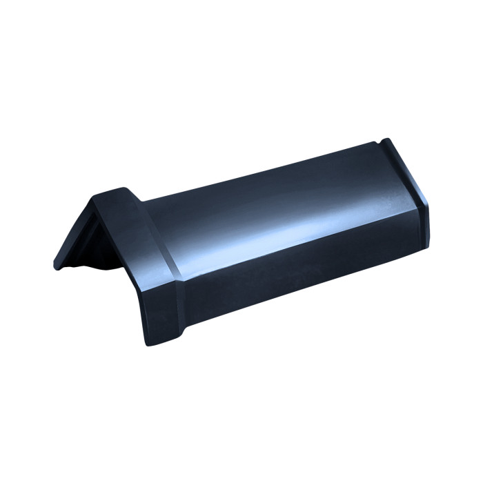 Универсальная коньковая черепица для односкатной крыши, Бриллиантово-черный, ABC