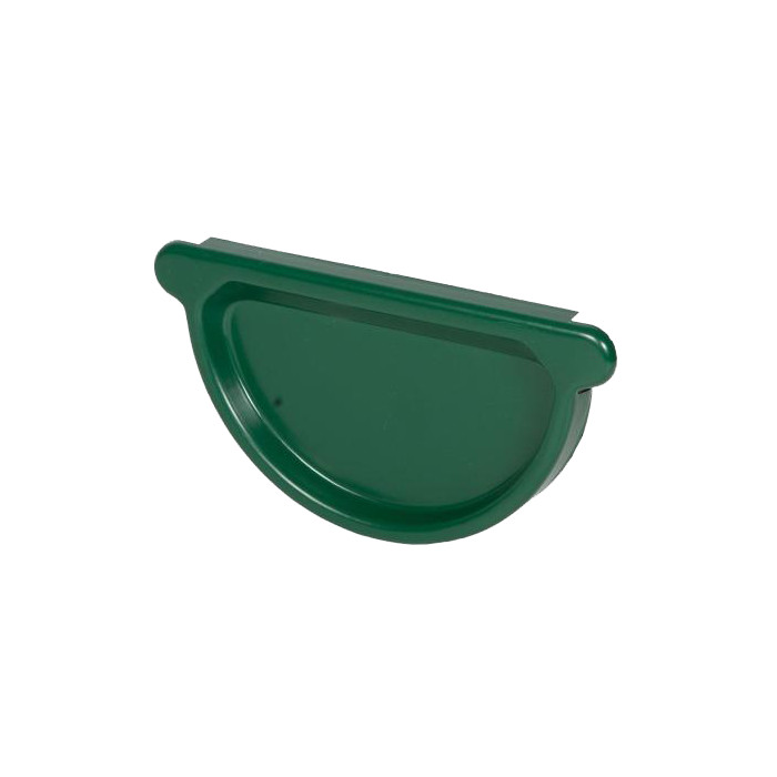 Заглушка желоба универсальная, сталь, d-150мм, зеленый, Aquasystem