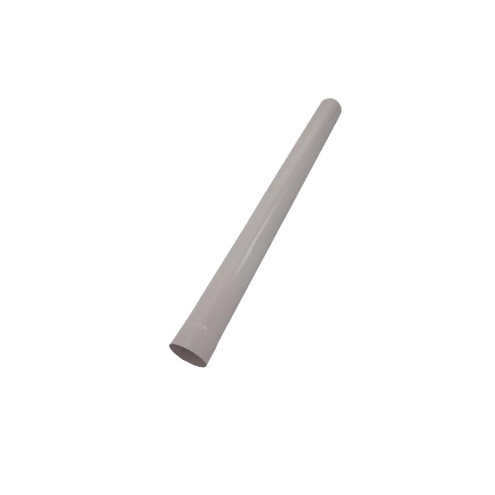 Труба водосточная, сталь, d-100 мм, L-1 м, белый, Aquasystem