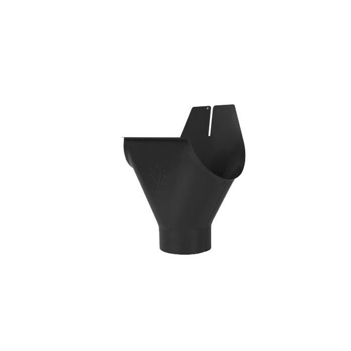 Воронка водосборная, сталь, d-90/125 мм, черный PURAL MATT RR 33, Aquasystem